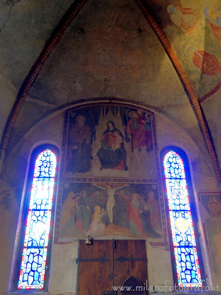 Milan (Italy) - Counterfacade of the Ducal Chapel of the Church of San Cristoforo at the Naviglio